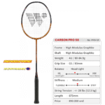 Vợt Cầu Lông Wish Carbon Pro 58 - Vàng